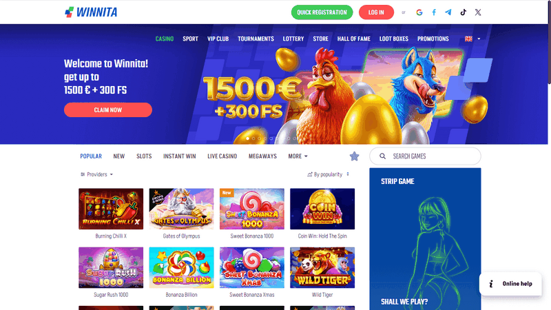 Recensione di Winnita Gambling Enterprise